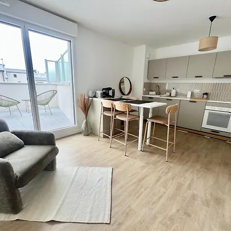 Soleil Marin - Neuf & Moderne - 2 Avec Terrasse - Wifi Gratuite - Equipe