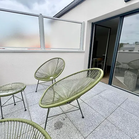 Lägenhet Soleil Marin - Neuf & Moderne - 2 Avec Terrasse - Wifi Gratuite - Equipe La Rochelle (Charente-Maritime)